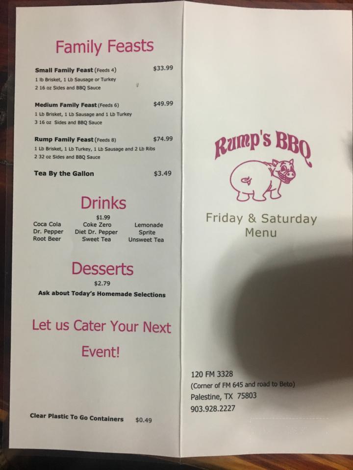 Rump's BBQ - Palestine, TX